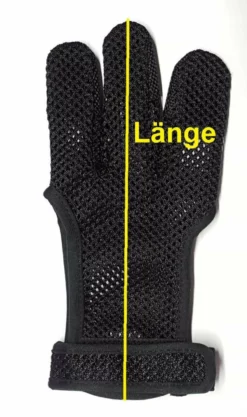 Shop-halona Fingerschutz Bogensport Netzhandschuh, Halona Mesh Lederfrei XS-XXL, Schießhandschuh