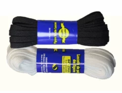 Shop-halona Schnürsenkel Schlittschuhe Eiskunstlauf Weiß/schwarz214-274cm