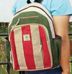 Shop-halona Rucksack Nepal Hand Made Cultbagz Striped Line