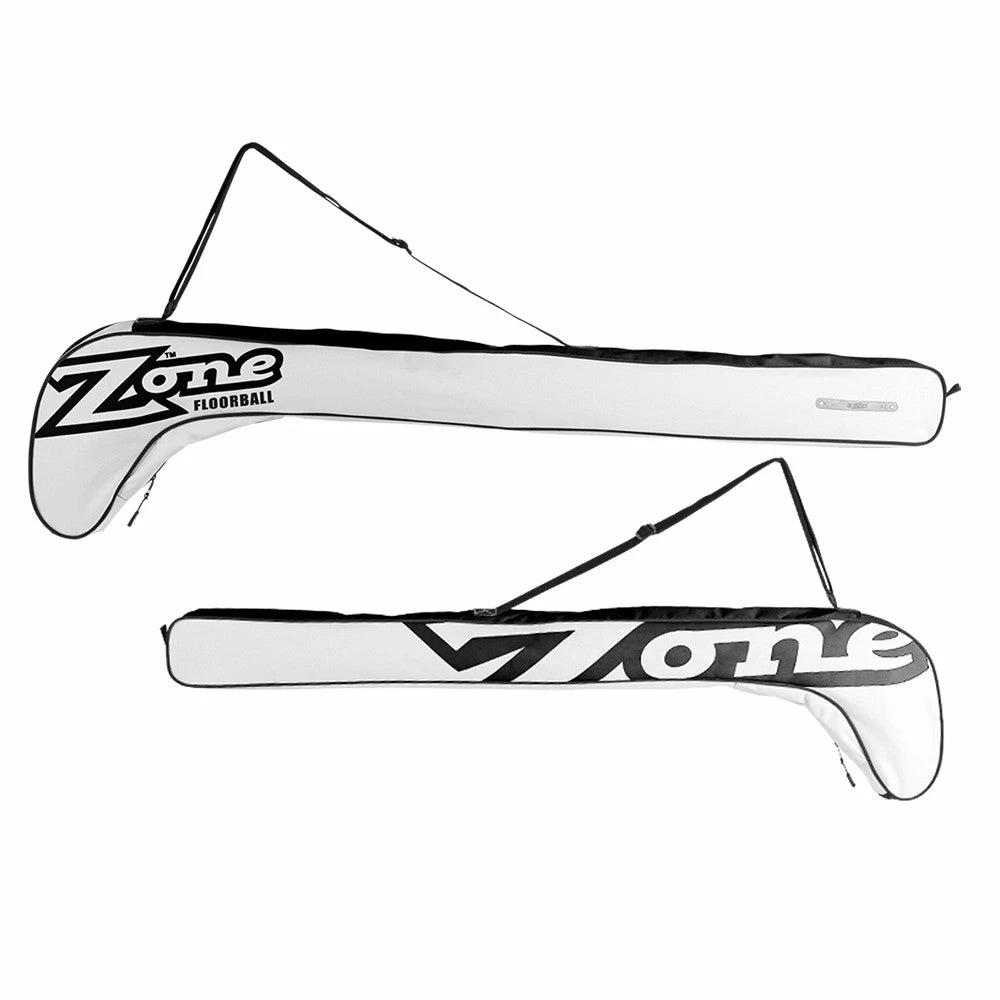 Shop-halona ZONE Floorballschläger Tasche, Unihockey Bag, Schwarz/weiss 2 Shop-halona ZONE Floorballschläger Tasche, Unihockey Bag, Schwarz/weiss