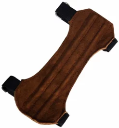 Shop-halona Armschutz F. Kinder Bogenschießen, Kinderarmschutz Darkfox Velourleder Bogensport