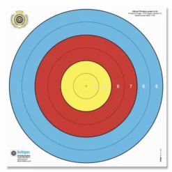 Shop-halona 10x Scheibenauflage 50cm, Zielscheibe, Bogenschießen, Ring 5-10 Nylonfaden Zielscheiben