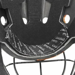 Shop-halona Floorball Helm IFF Zertifiziert Für Torwart, Torhüter Unihockey Senior Orange