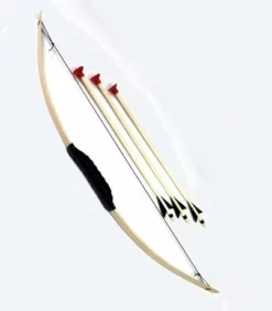 Shop-halona Fun Und Spiel Pfeil Und Bogen Farbig Mit 3 Pfeilen Aus Escheholz 80 Cm