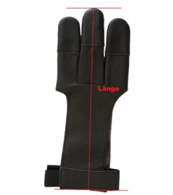 Shop-halona Fingerschutz Schießhandschuh, Bogenhandschuh Sareeno Von Halona, Lederfrei XS-XL