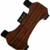 Shop-halona Armschutz F. Bogensport, Bogenschiessen, Halona, Velourleder Lederarmschutz