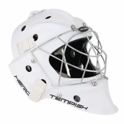 Shop-halona Floorball Helm IFF Zertifiziert Für Torwart, Torhüter Unihockey Senior Weiß