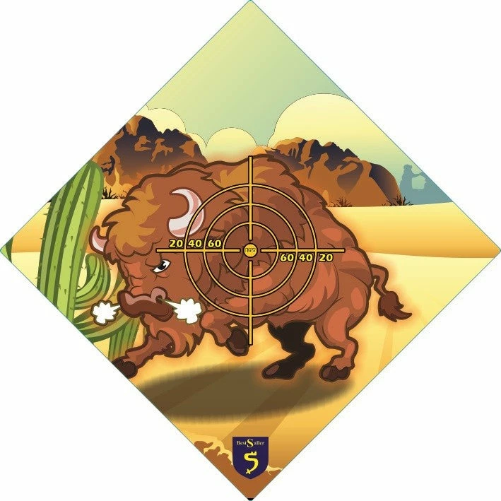 Shop-halona Zielscheibe 42x42cm Büffelmotiv Von Bestsaller Für Saugnapfpfeile 3 Shop-halona Zielscheibe 42x42cm Büffelmotiv Von Bestsaller Für Saugnapfpfeile