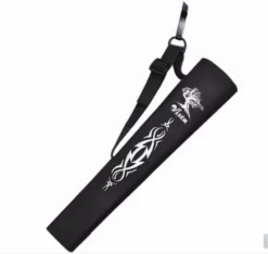 Shop-halona Köcher Halona BLA Sharky Aus Wasserfestem Silikon, 42 Cm, Seitenköcher Mit Clip