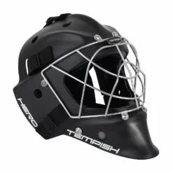 Shop-halona Floorball Helm IFF Zertifiziert Für Torwart, Torhüter Unihockey Senior Black Torwartmaske